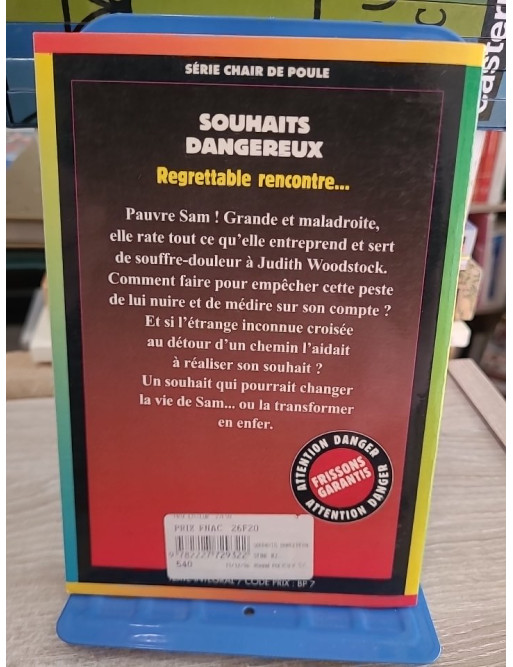 Chair de Poule Tome 20 - Souhaits dangereux - Roman jeunesse fantastique