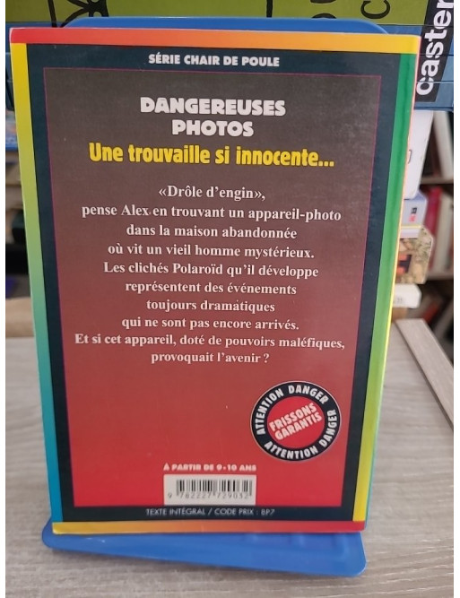 Chair de Poule Tome 3 - Dangereuses Photos - Roman jeunesse fantastique