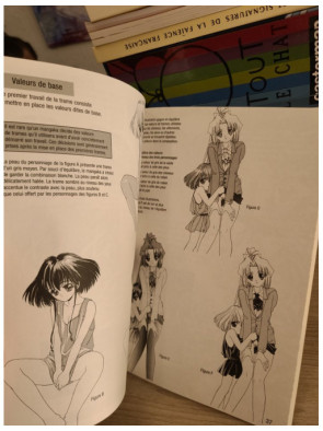 Le dessin de manga - Ombres et lumières, travail des trames