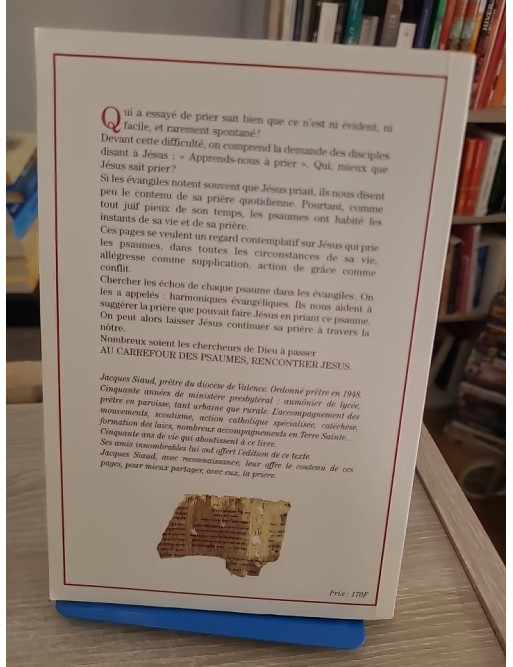 Au carrefour des Psaumes - Rencontrer Jésus
