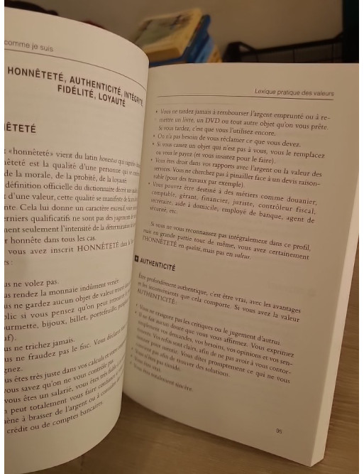 Je suis comme je suis - Connaissez vous vraiment vos valeurs personnelles