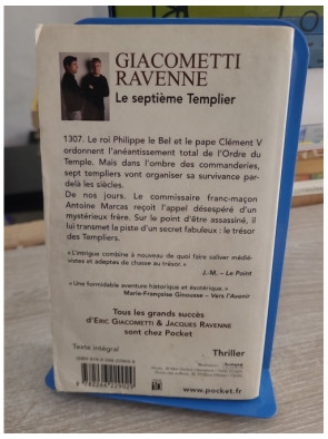 Le septième Templier - Thriller ésotérique et historique avec Antoine Marcas