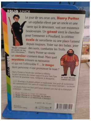 Harry Potter à l'école des sorciers - Tome 1 de la saga Harry Potter