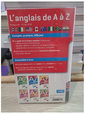 L'anglais de A à Z - Grammaire, conjugaison et difficultés