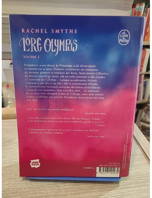 Lore Olympus Tome 1 - Réécriture moderne du mythe d'Hadès et Perséphone