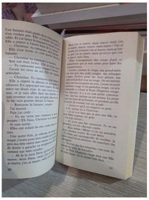 Un amour impossible - Conférence à New York - Christine Angot