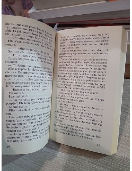 Un amour impossible - Conférence à New York - Christine Angot