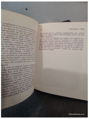 Jean-Henri Fabre et les problèmes de l'instinct