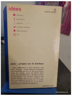 Propos sur le bonheur - Réflexions philosophiques sur la vie et le bien-être