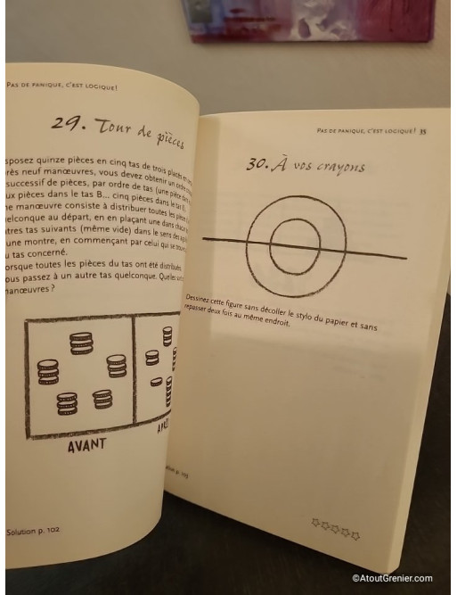 Pas de panique, c'est logique ! Jeux d'énigmes et défis de réflexion