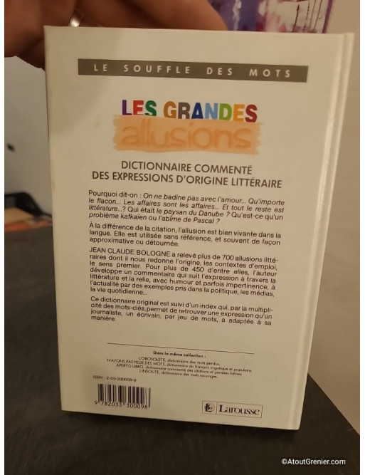Les Grandes allusions - Dictionnaire commenté des expressions d'origine littéraire