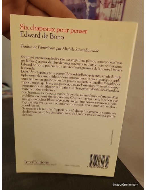 Six chapeaux pour penser - Méthode de réflexion créative et prise de décision
