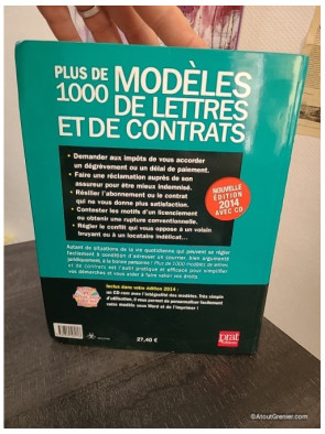 Plus de 1000 modèles de lettres et de contrats