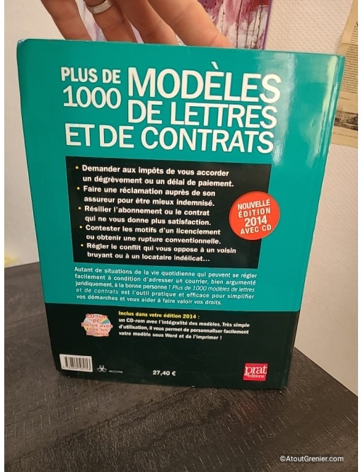 Plus de 1000 modèles de lettres et de contrats