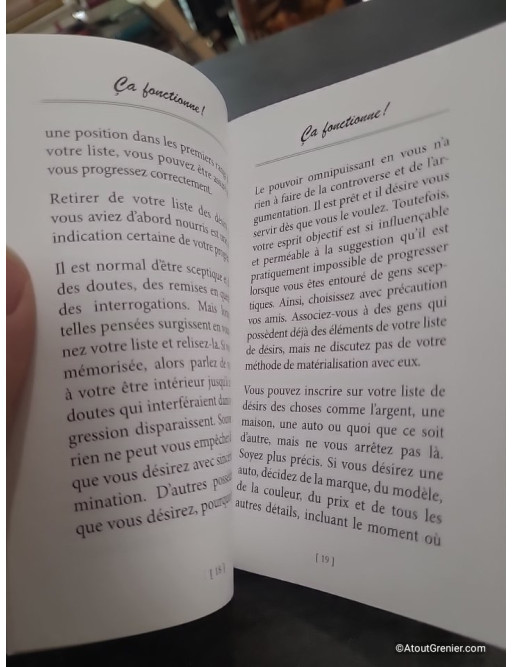 Ca fonctionne ! Le fameux petit livre rouge qui donne vie à vos rêves !