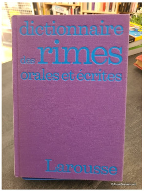 Dictionnaire des rimes orales et écrites