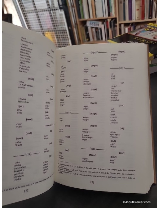 Dictionnaire des rimes orales et écrites (1981)