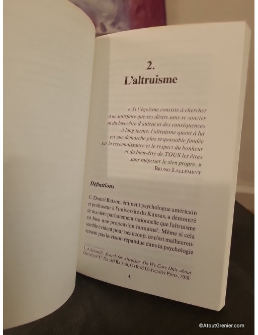 Tu ne peux désirer une chose et cultiver son contraire - Plaidoyer pour plus de cohérence et d'altruisme dans nos vies