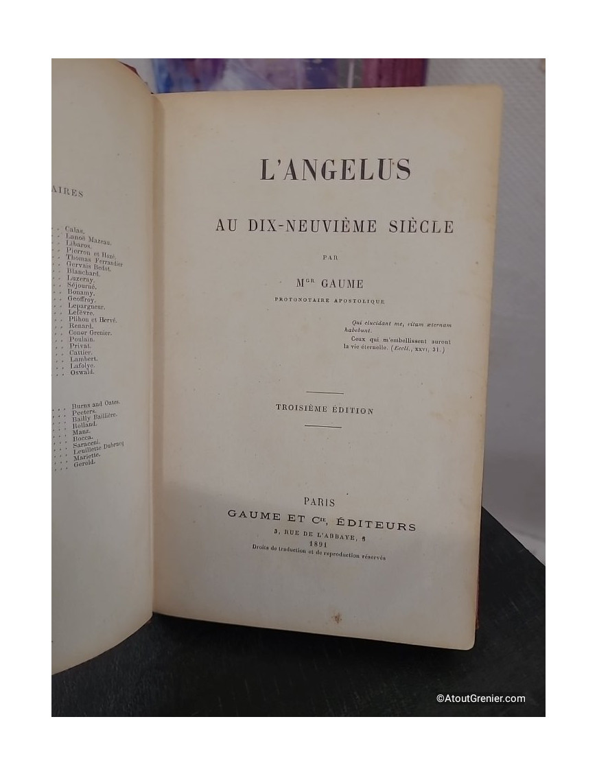L' Angélus du dix-neuvième-siècle (1891)