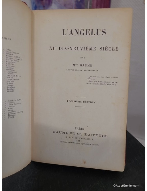 L' Angélus du dix-neuvième-siècle (1891)
