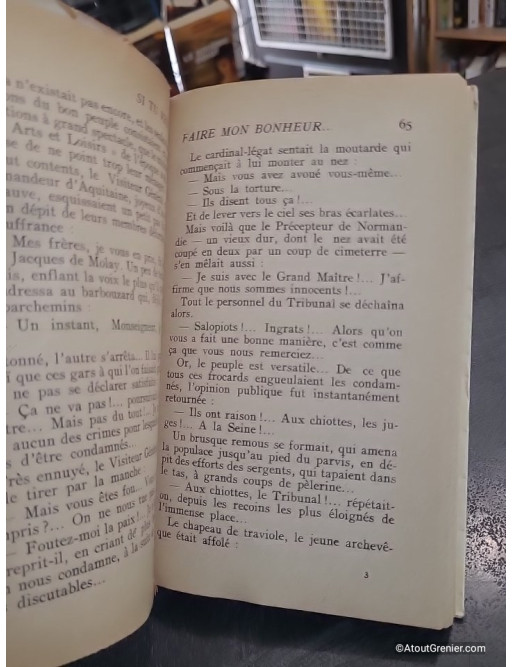 Si Tu Veux Faire Mon Bonheur... – Marcel-E. Grancher | Rabelais 1961 | Livre ancien