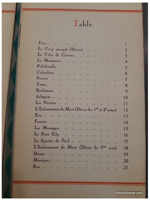 Costumes de théâtre, ballets & divertissements de Georges Lepape