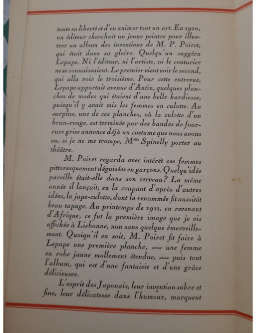 Costumes de théâtre, ballets & divertissements de Georges Lepape