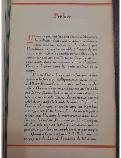 Costumes de théâtre, ballets & divertissements de Georges Lepape