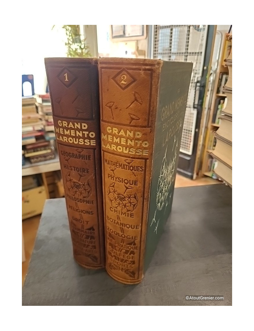 Grand Memento Larousse en 2 tomes