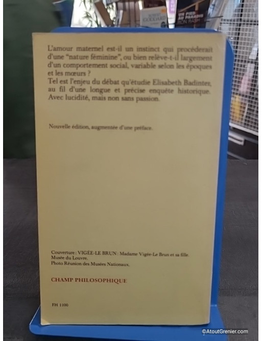 L'Amour en plus - Histoire de l'amour maternel du XVIIe au XXe siècle