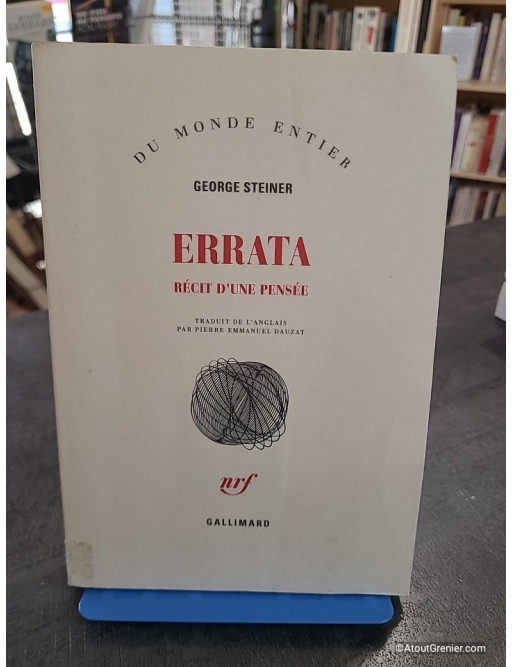 Errata - Récits d'une pensée