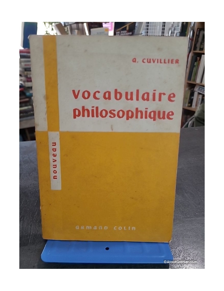 Vocabulaire Philosophique / Specimen