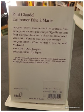 L'Annonce faite à Marie de Paul Claudel - Mystère en quatre actes et un prologue