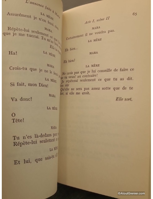 L'Annonce faite à Marie de Paul Claudel - Mystère en quatre actes et un prologue