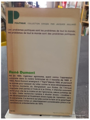 L'Utopie ou la Mort de René Dumont