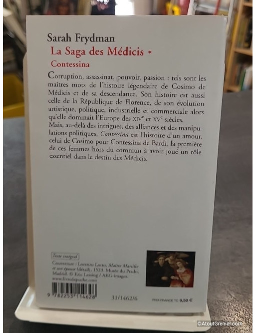Contessina de Sarah Frydman - La Saga des Médicis Tome 1