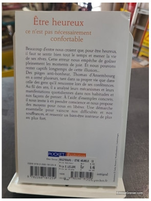 Etre heureux, ce n'est pas nécessairement confortable de Thomas d'Ansembourg