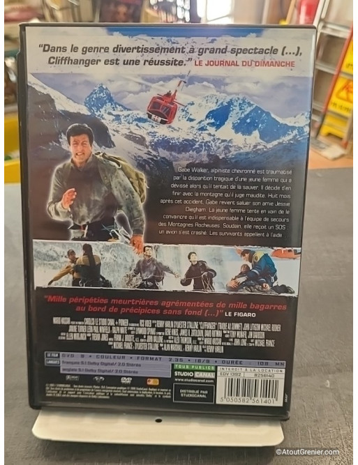 Cliffhanger - Traque au sommet (DVD)