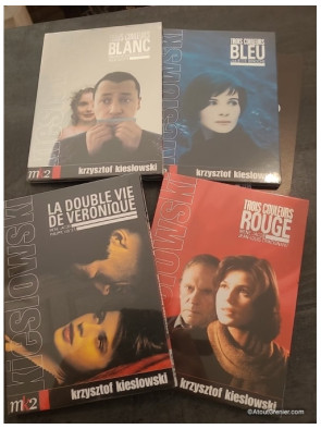 Kiéslowski - Coffret - Trois couleurs : Bleu, Blanc, Rouge + La double vie de Véronique (DVD)
