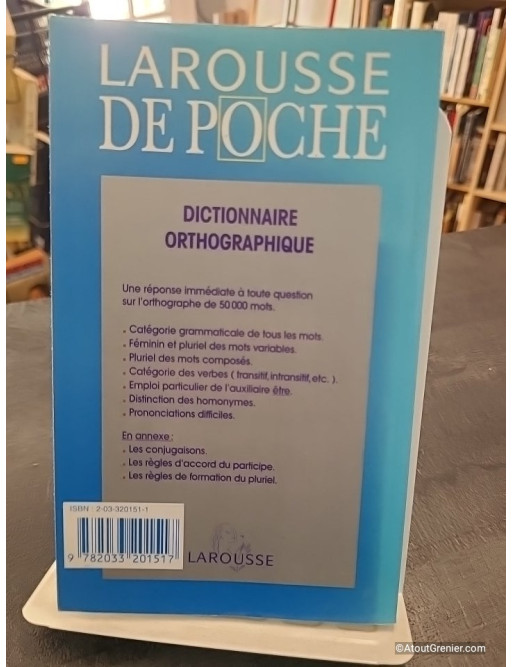 Dictionnaire orthographique - Larousse