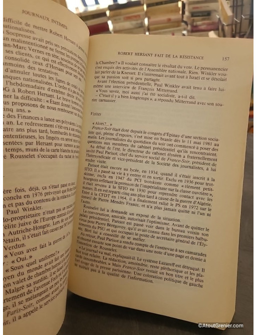 Journaux intimes - Les aventures tragi-comiques de la presse sous François Mitterrand - Françoise Berger