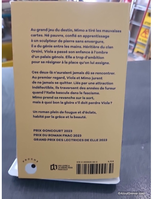 Veiller sur elle de Jean-Baptiste Andrea - Prix Goncourt 2023