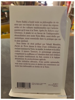 Parole de terre de Pierre Rabhi - Une initiation africaine