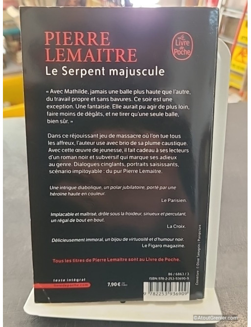 Le Serpent majuscule de Pierre Lemaitre