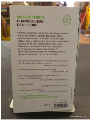 Changer l'eau des fleurs de Valérie Perrin - Prix Maison de la Presse 2018