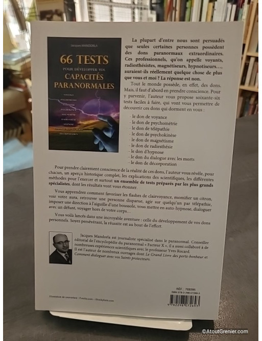 66 Tests Pour Développer Vos Capacités Paranormales - Jacques Mandorla