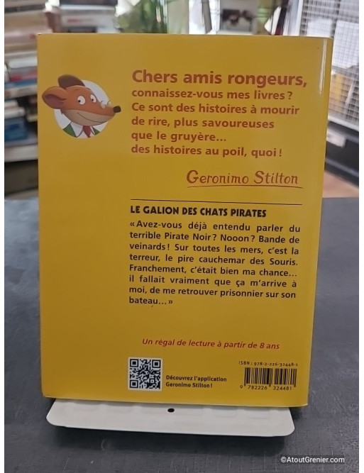 Geronimo Stilton Tome 2 - Le Galion Des Chats Pirates - Geronimo Stilton