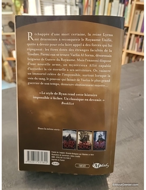 Blood Song - Tome 3 - La reine de feu - Anthony Ryan