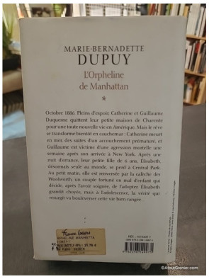 L'orpheline de Manhattan - Marie-Bernadette Dupuy