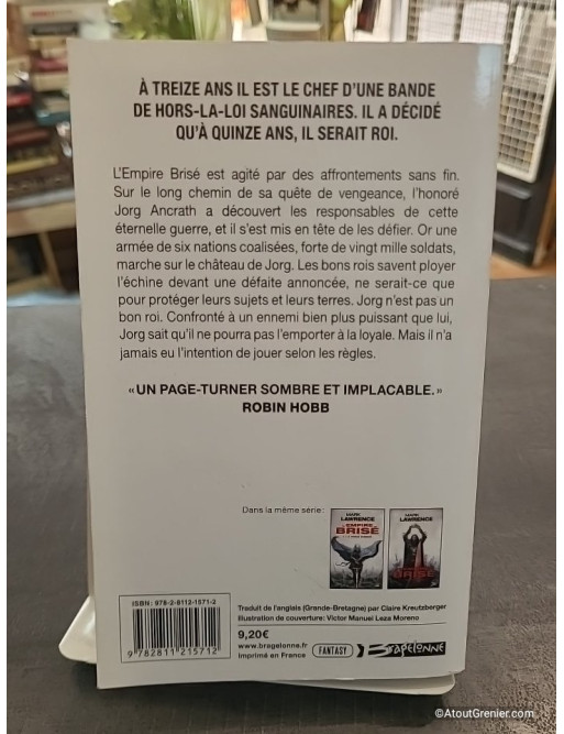 L'Empire brisé, Tome 2 - Le Roi écorché - Mark Lawrence
